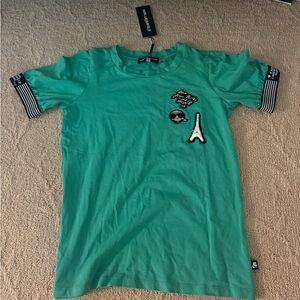 Karl Lagerfeld Teal Graphic Tee